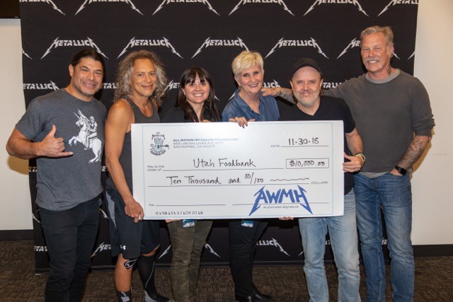 Metallica Donates $10,000!